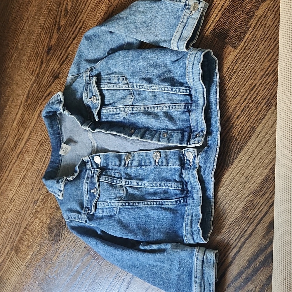 Stretchy soft denim jacket for kids size US6 &Denim